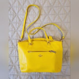 Authentic Yellow Coach Purse! New Condition (Nordstrom rack tag)